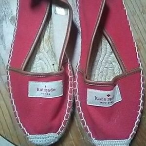 Kate spade loafers beautiful red color